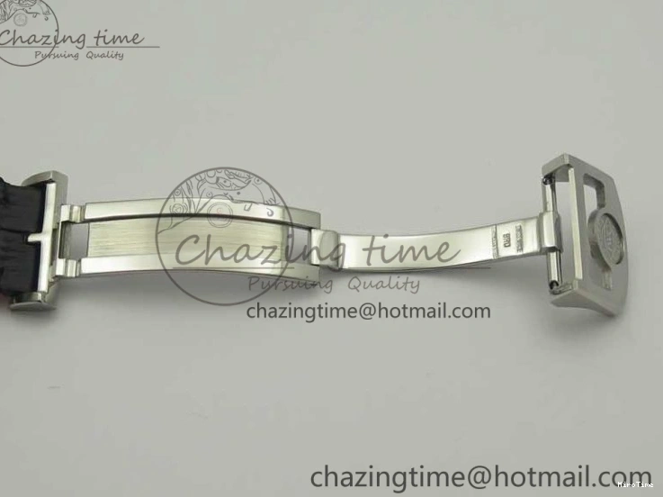 MIROTIME 0320 Portuguese Chrono SS ZF 1:1 Best Edition Gray Dial SS On Black Leather Strap A ZipUp 7215